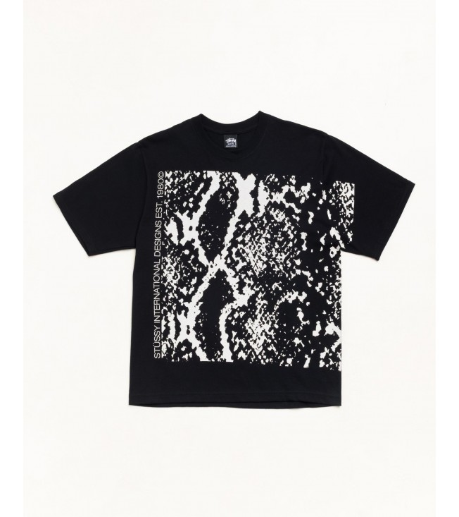 Футболка Stussy Snakeskin Tee Black
