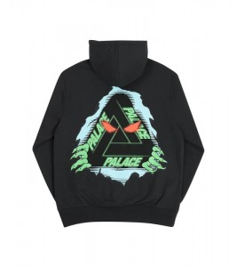 Худи Palace Tri-Ripper Hoodie Black