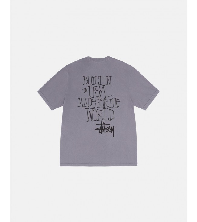 Stussy Built In Usa Tee Pigment Dyed Shark