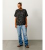 Футболка Stussy Lazy Floral Tee Vintage Black