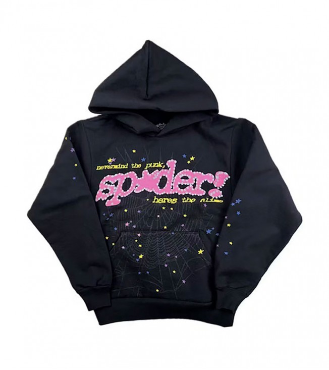 Худи Sp5der P*NK V2 Hoodie Black
