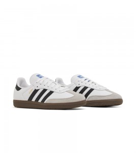 adidas Samba OG Cloud White Core Black  WMNS - Фото №2