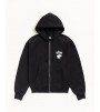 Худи Stussy Long Haul Zip Hoodie Black