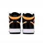 Кроссовки Jordan 1 Mid White Pollen Black (GS)