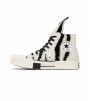 Converse TURBODRK Chuck Taylor All-Star 70 Hi Rick Owens DRKSHDW Sherpa Zebra Print White Black