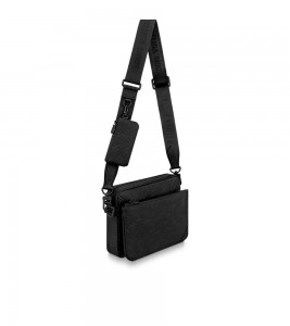 Сумка Louis Vuitton Trio Messenger Monogram Shadow Leather - Фото №2