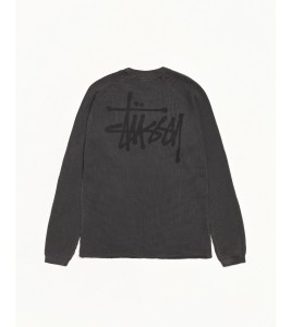 Свитер Stussy Basic Stüssy Thermal Washed Black - ???? ?20