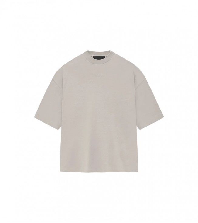 Футболка Fear of God Essentials Tee Silver Cloud