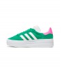 adidas Gazelle Bold Green Lucid Pink WMNS