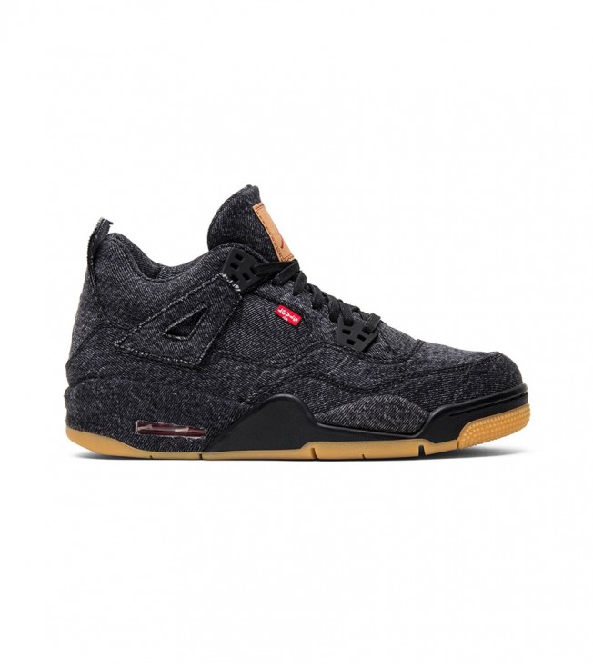 Air Jordan 4 Retro Levi's Black GS (Levi's Tag)