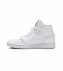 Кроссовки Jordan 1 Mid White Snakeskin WMNS
