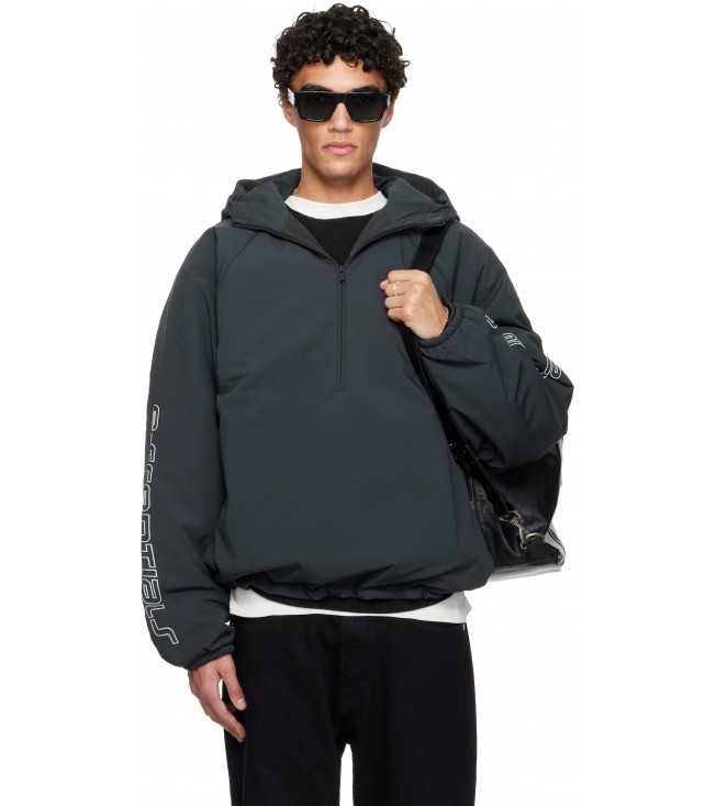Куртка Fear Of God Essentials Gray Holiday Tech Nylon Half Zip Anorak