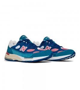 Кроссовки New Balance 992 Blue Teal Rose - Фото №2