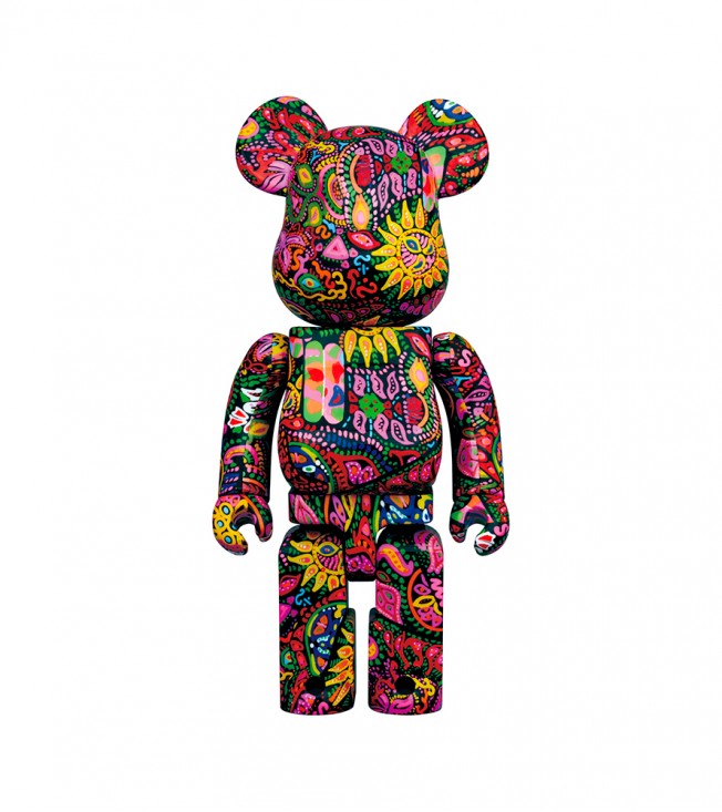 Bearbrick Psychedelic Paisley 1000%