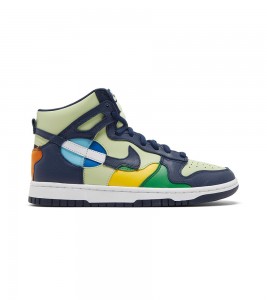 Nike Dunk High See Through Pistachio Midnight Navy WMNS