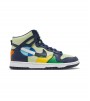 Nike Dunk High See Through Pistachio Midnight Navy WMNS