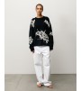 Свитер Stussy Floral Roll Neck Sweater Black