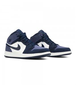 Кроссовки Air Jordan 1 Mid Sanded Purple GS - ???? ?20