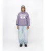 Stussy 80 Relaxed Hoodie Ash Purple