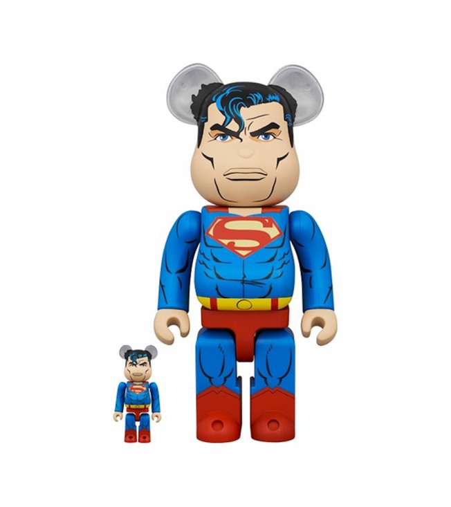 Bearbrick Batman The Dark Knight Rising Superman 100% & 400% Set