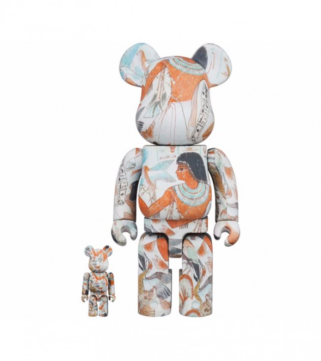 Bearbrick The British Museum (Tomb-Painting of Nebamun) 100% & 400% Set
