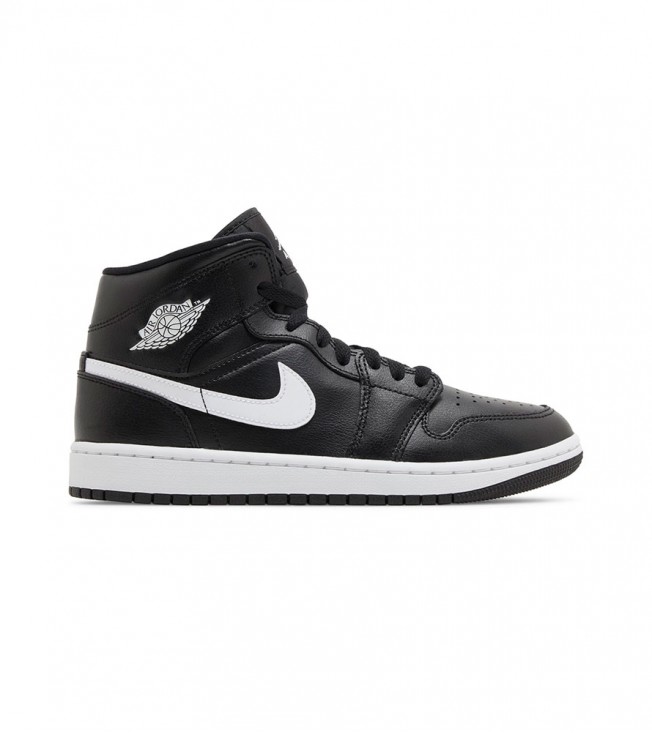 Jordan 1 Mid Black White WMNS