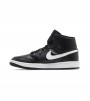 Jordan 1 Mid Black White WMNS