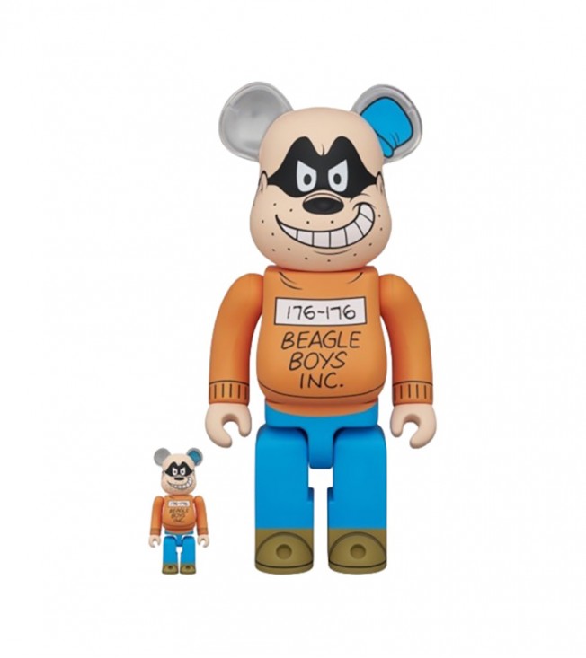 Bearbrick Disney The Beagle Boys 100% & 400% Set