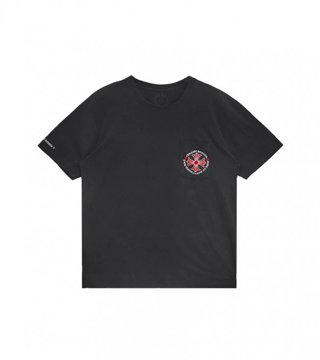 Футболка Chrome Hearts Made In Hollywood Plus Cross T-shirt Black/Red