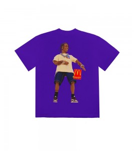 Футболка Travis Scott x McDonald's Action Figure Series II Purple - Фото №2
