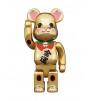 Bearbrick Maneki Neko Gold Luck Plating 2 400%