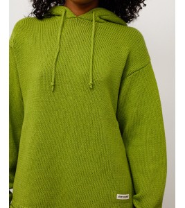 Свитер Stussy Beach Hooded Sweater Green - Фото №2