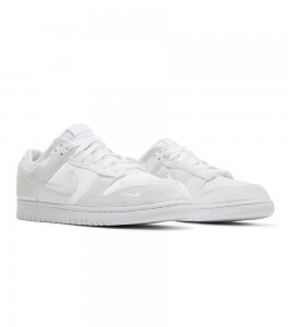 Кроссовки Nike Dunk Low Dover Street Market Triple White Velvet - ???? ?20
