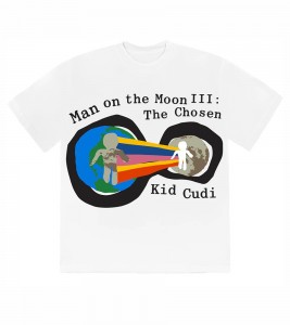 Футболка Kid Cudi CPFM For MOTM III Heaven on Earth T-Shirt White