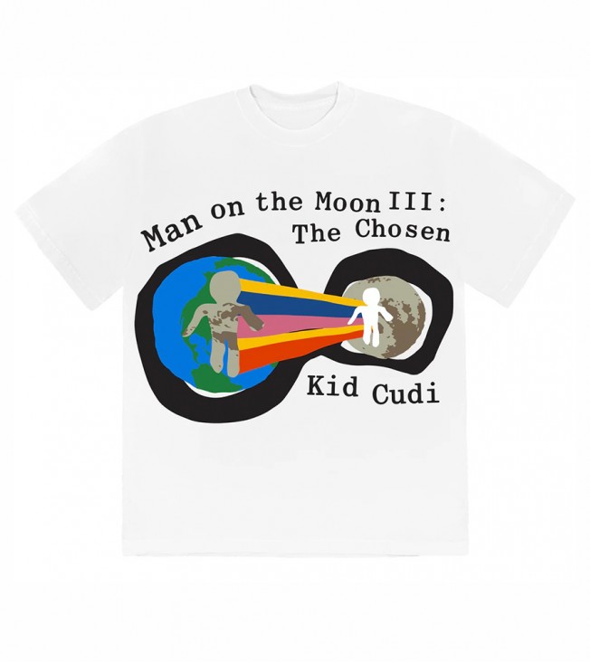 Футболка Kid Cudi CPFM For MOTM III Heaven on Earth T-Shirt White