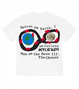 Футболка Kid Cudi CPFM For MOTM III Heaven on Earth T-Shirt White - Фото №2