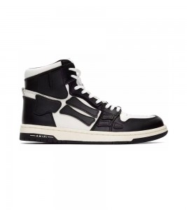 AMIRI Skel Top Hi Black White