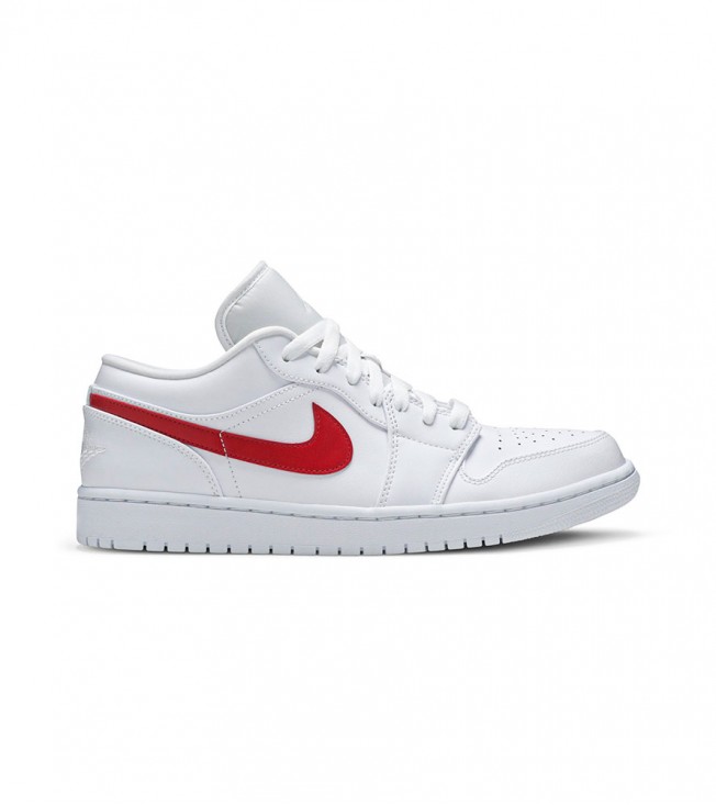 Кроссовки Air Jordan 1 Low White University Red WMNS