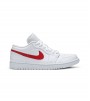 Кроссовки Air Jordan 1 Low White University Red WMNS