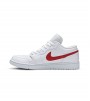 Кроссовки Air Jordan 1 Low White University Red WMNS