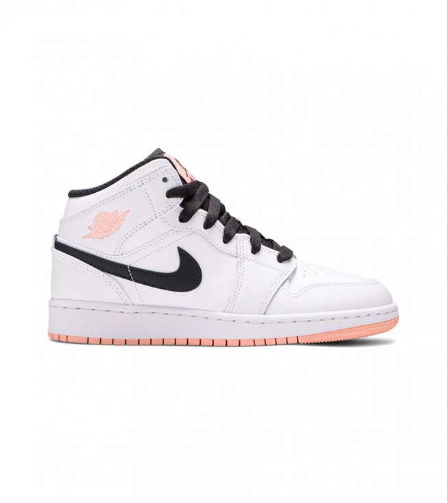 Кроссовки Jordan 1 Mid Arctic Orange (GS)
