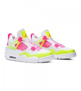 Кроссовки Jordan 4 Retro White Lemon Pink (GS) - ???? ?20