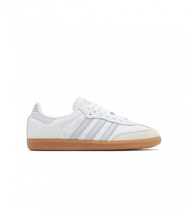 adidas Samba OG White Halo Blue Gum  WMNS
