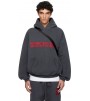 Худи Fear Of God Essentials Gray Holiday Heavy Fleece 90s Hoodie