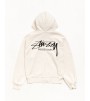 Худи Stussy Beach Roots Zip Hoodie Garment Dyed Bone