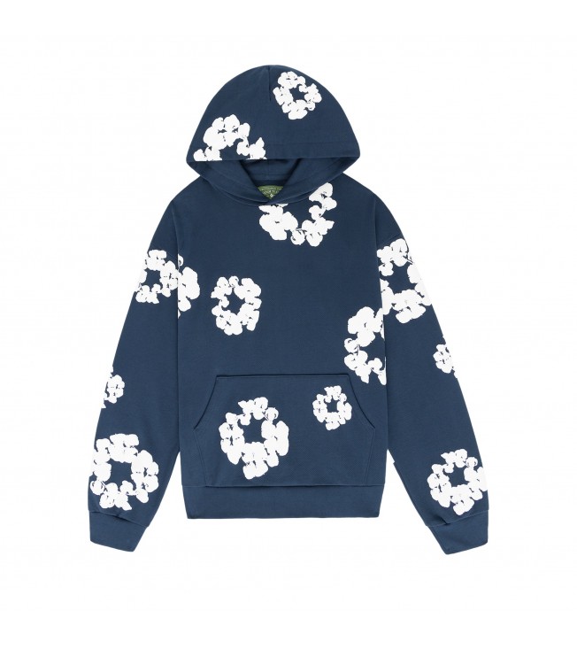 Худи Denim Tears The Cotton Wreath Sweatshirt Navy