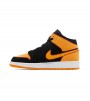 Jordan 1 Mid SE Black Vivid Orange (GS)