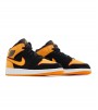 Jordan 1 Mid SE Black Vivid Orange (GS)