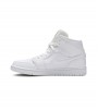 Кроссовки Air Jordan 1 Mid Triple White