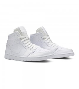 Кроссовки Air Jordan 1 Mid Triple White - ???? ?20